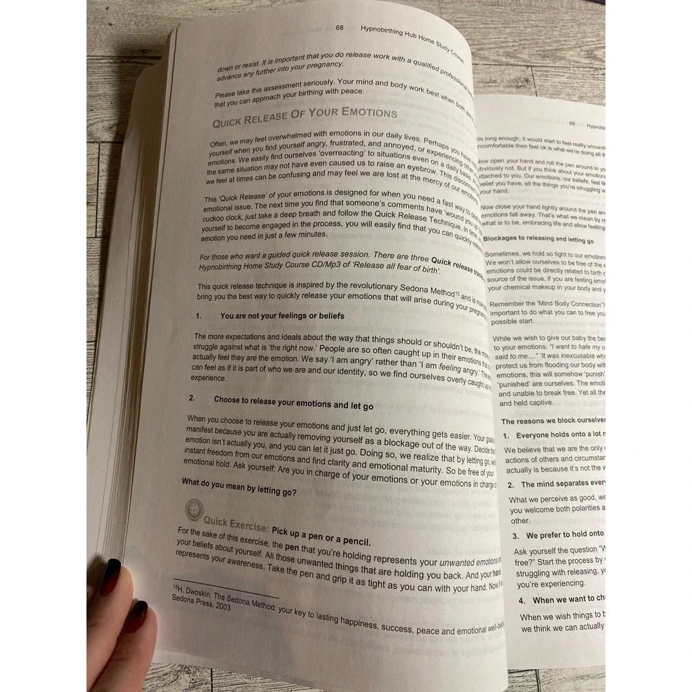 Hypnobirthing Home Study Course Manual Kathryn Clark 2016 Pregnancy‎ Birth Guide